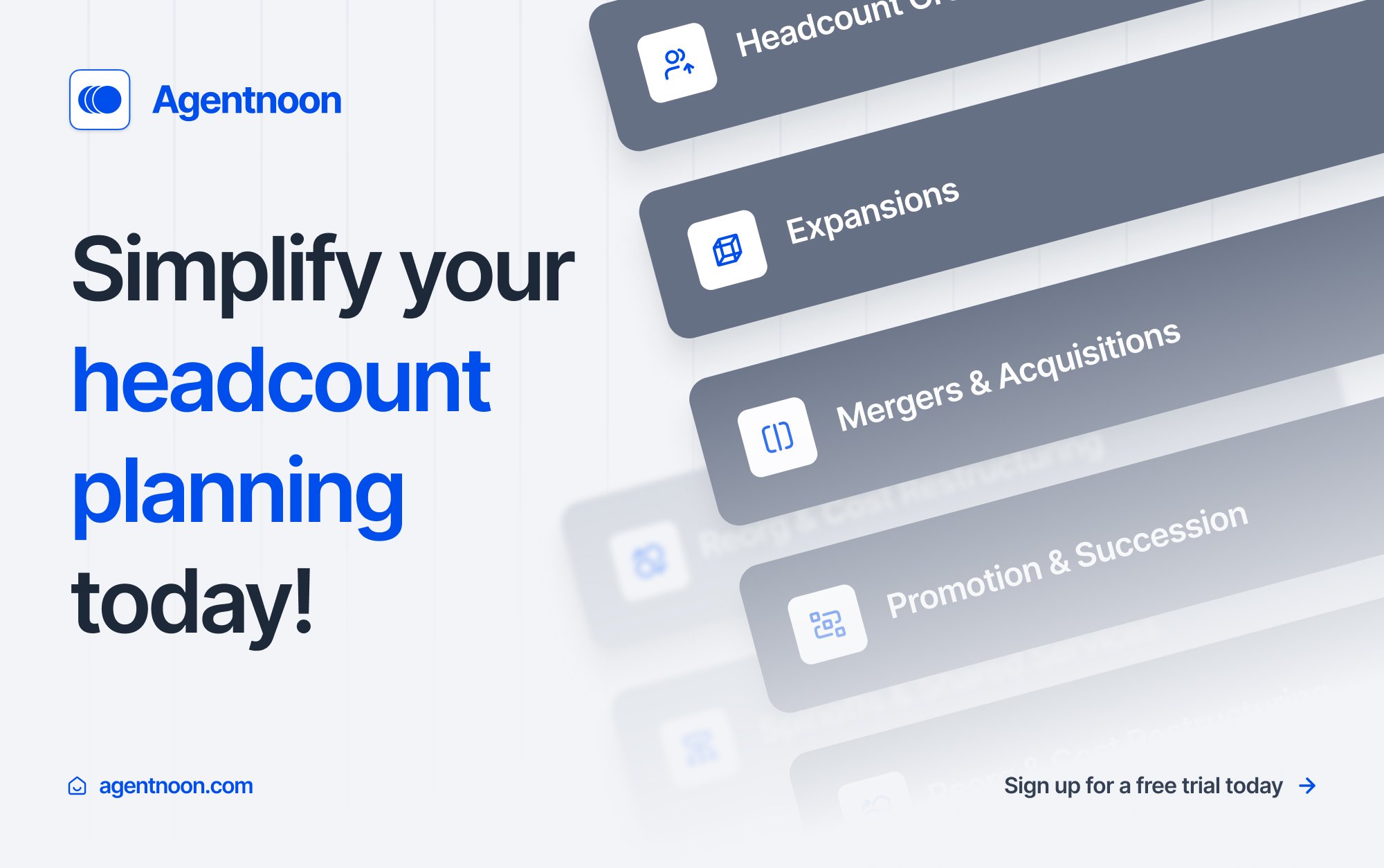 Agentnoon's workforce planning software